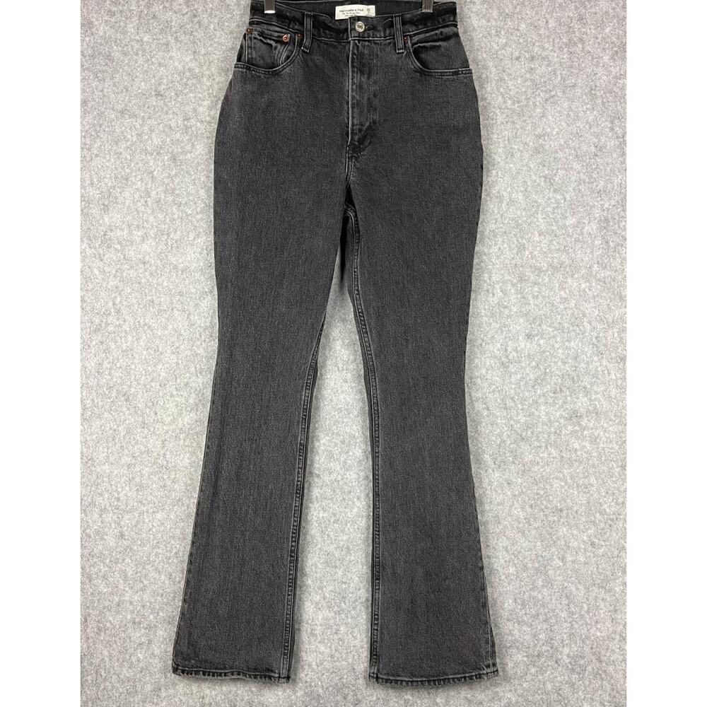 Abercrombie Fitch 70s Vintage Flare Ultra High Rise Curve Love Jeans Womens 26